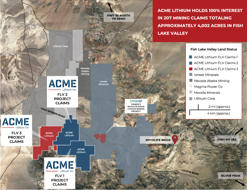 Figure 1- FLV Claim Group Map Figure 1: FLV Claim Group Map